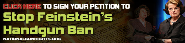 Stop Feinstein's Handgun Ban - Sign the Petition