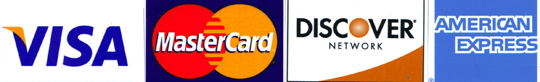 Accepted Credit Cards